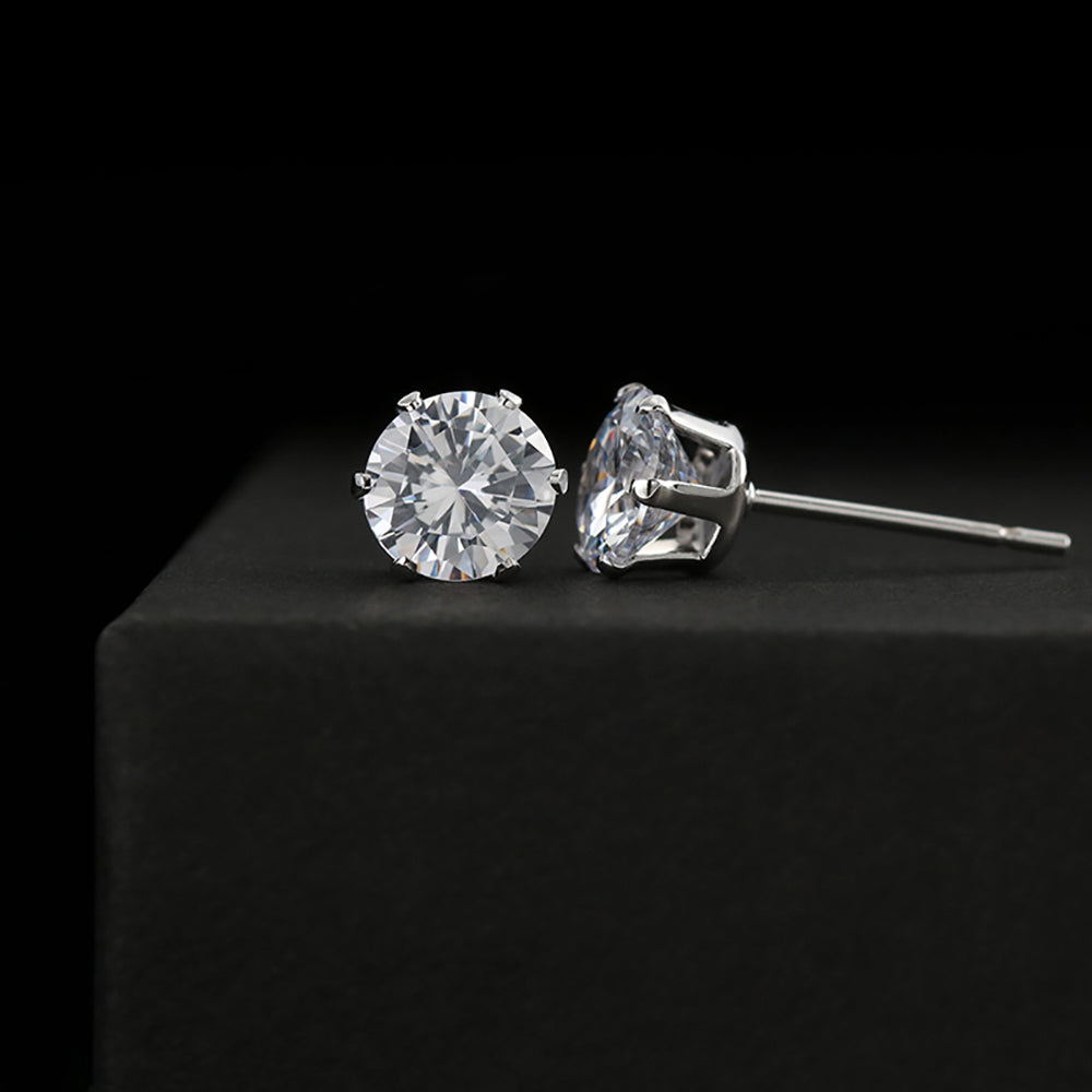 Beautiful 14K White Gold Dipped Earrings