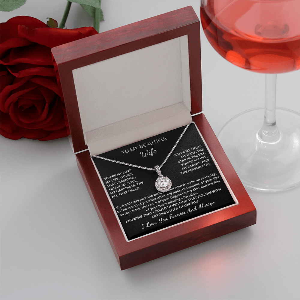 To My Beautiful Wife - Eternal Love Necklace