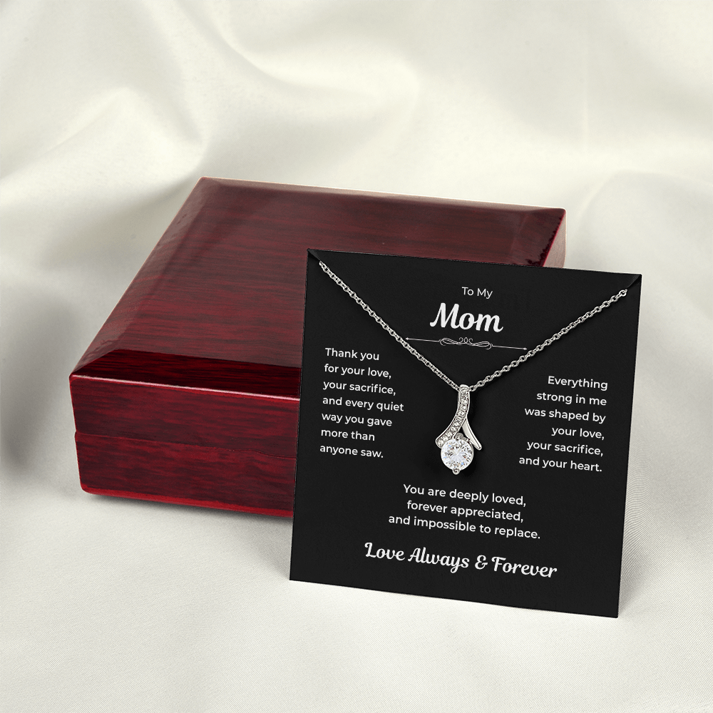 To My Mom Alluring Love Neckalce