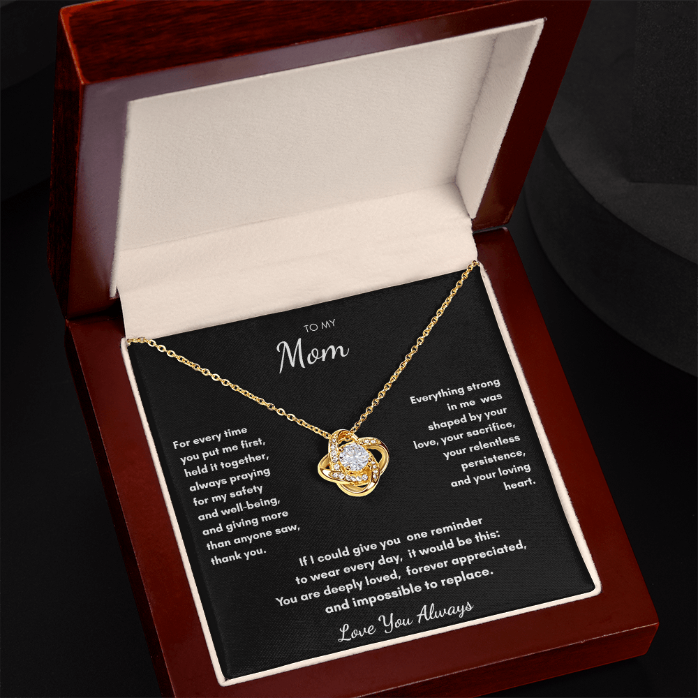 To My Mom – Prayer & Protection Necklace Gift for Mom