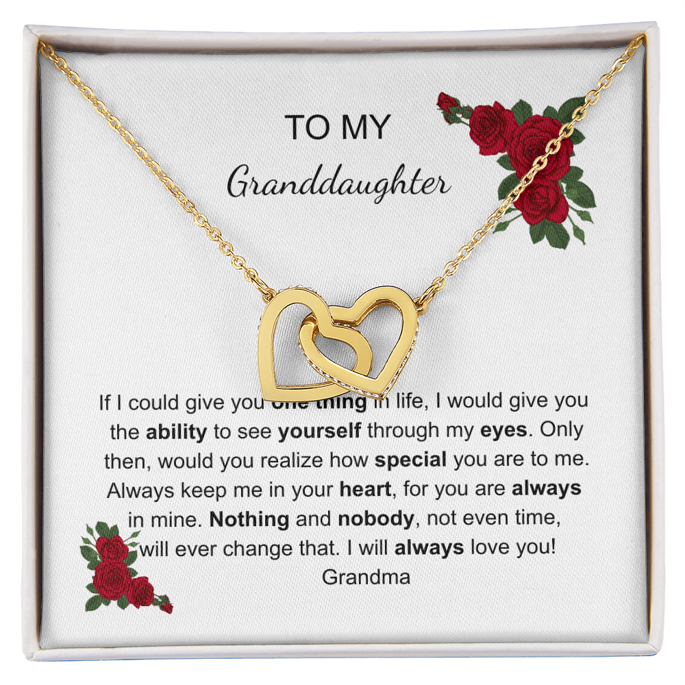 To My Granddaughter One Thing Special Necklace