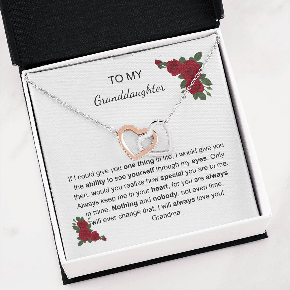 To My Granddaughter One Thing Special Necklace