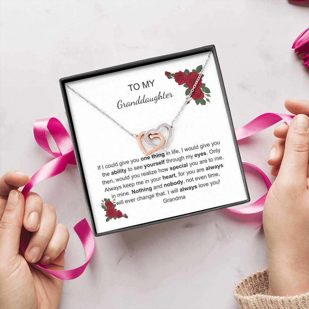 To My Granddaughter One Thing Special Necklace