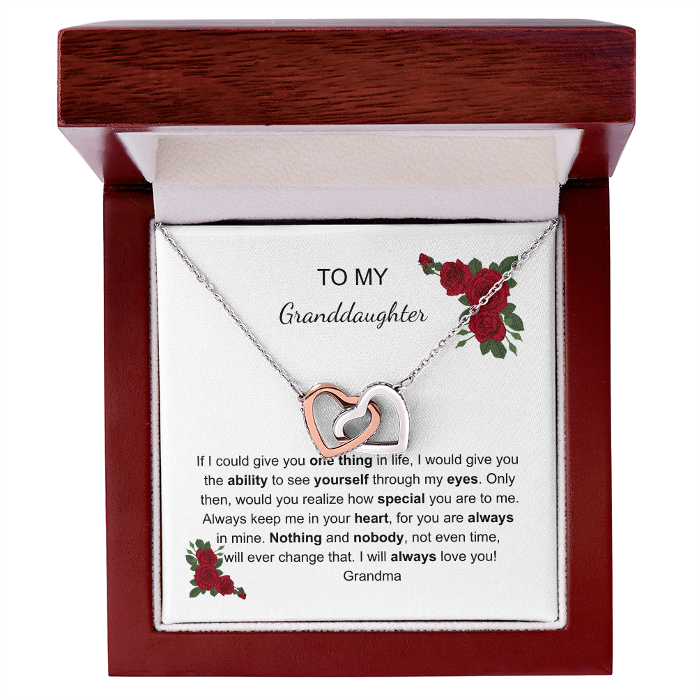 To My Granddaughter One Thing Special Necklace