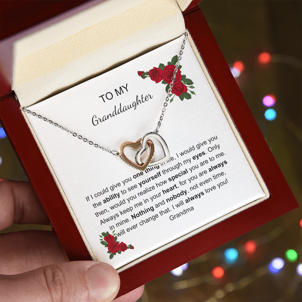 To My Granddaughter One Thing Special Necklace