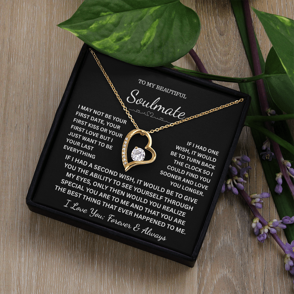 “To My Soulmate” Forever Necklace – A Gift from the Heart