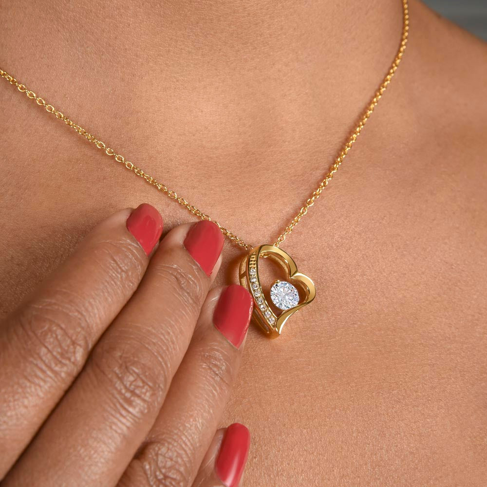 To My Beautiful Daughter Forever Necklace