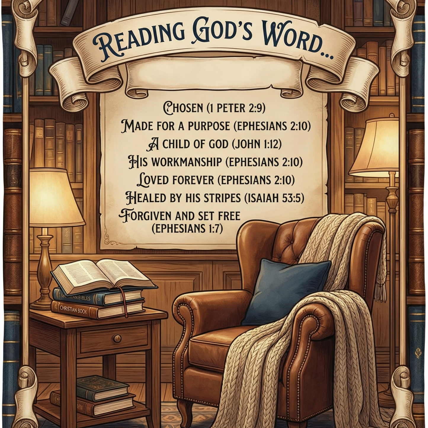 Reading God’s Word – A Faith-Filled Blanket of Comfort, Identity & God’s Promises