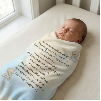 “You Are So Loved” Bear Comfort Blanket