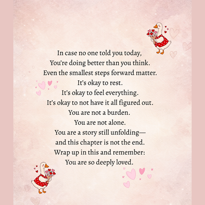 “You Are So Loved” Emotional Comfort Blanket