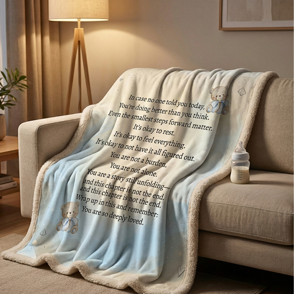 “You Are So Loved” Bear Comfort Blanket
