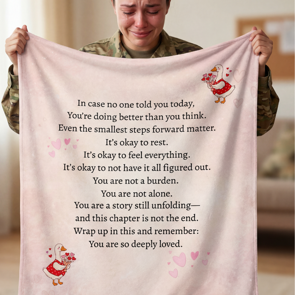 “You Are So Loved” Emotional Comfort Blanket