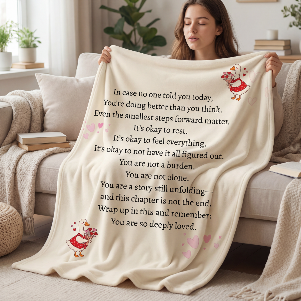 “You Are So Loved” Emotional Comfort Blanket
