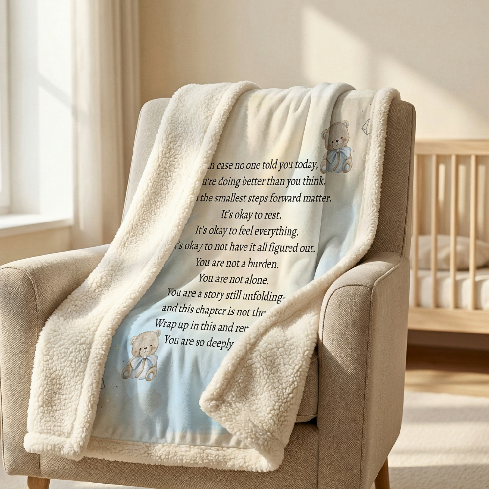 “You Are So Loved” Bear Comfort Blanket