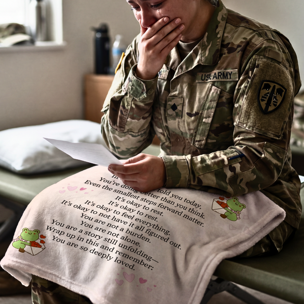 “You Are So Loved”  Frog Emotional Comfort Blanket