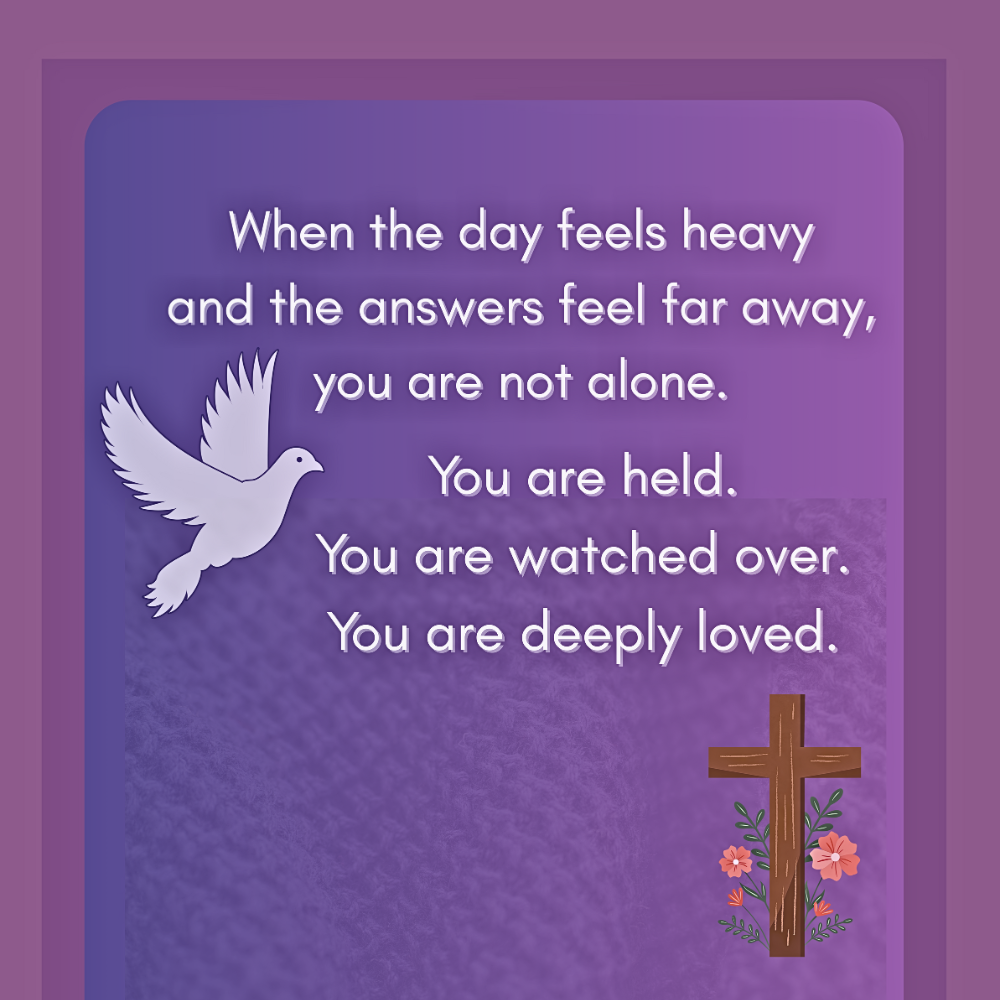 You Are Not Alone – Faith & Comfort Sherpa Blanket