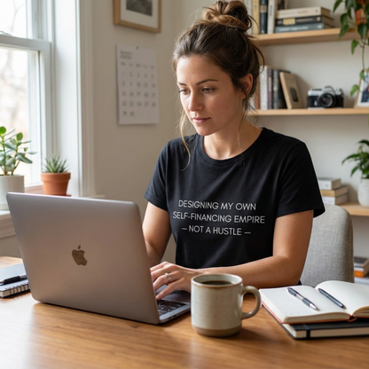 Minimal Tee – “Self-Funded Empire” Statement Shirt