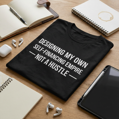 Minimal Tee – “Self-Funded Empire” Statement Shirt