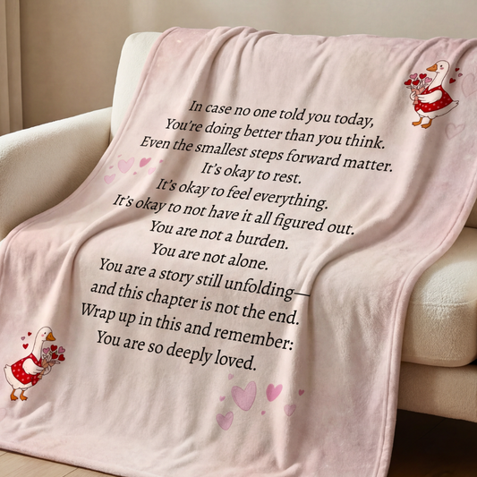 “You Are So Loved” Emotional Comfort Blanket