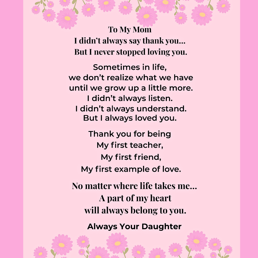 To My Mom Blanket From Daughter – Emotional Mother’s Day Gift