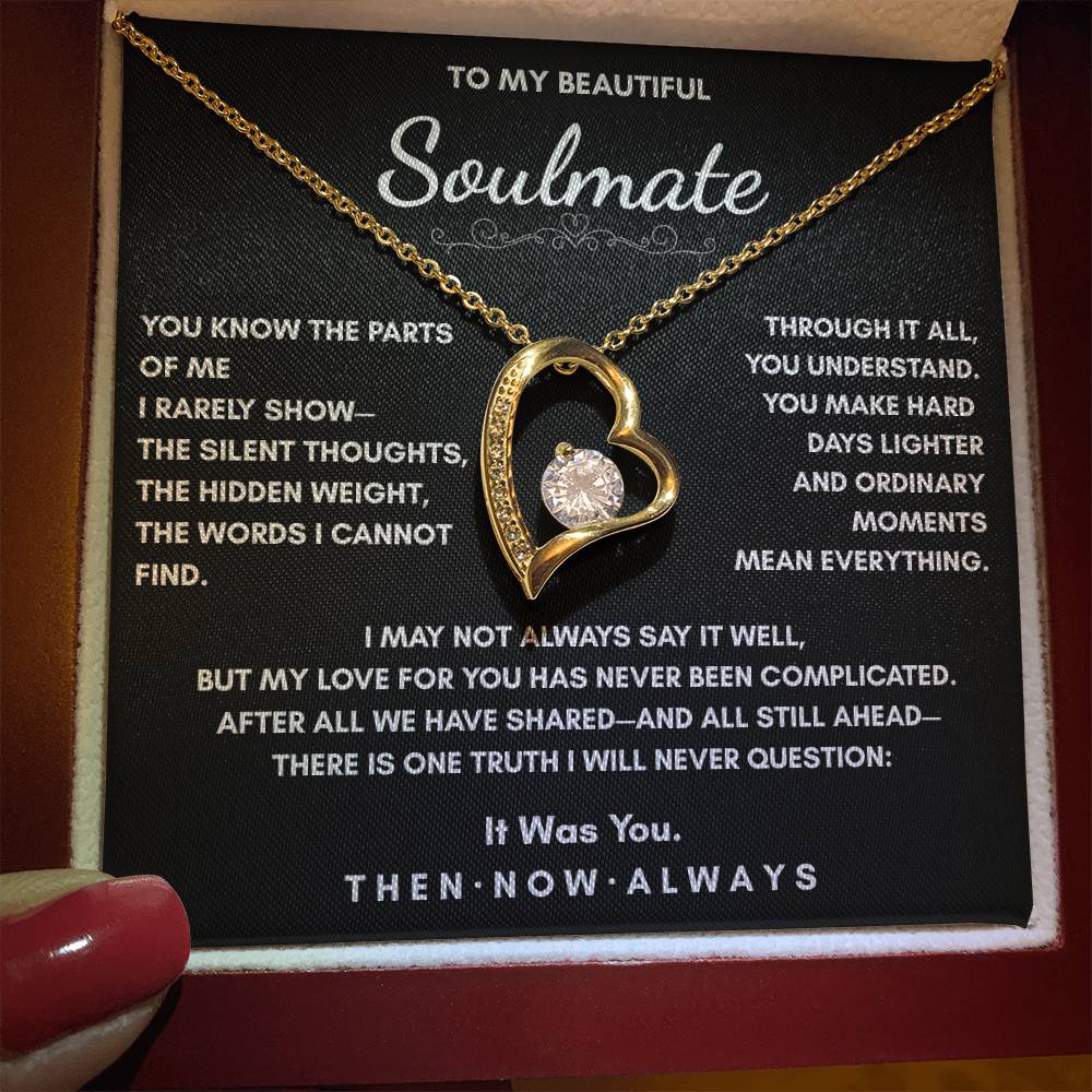 Soulmate Necklace – Then, Now & Always