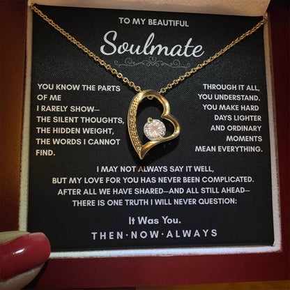Soulmate Necklace – Then, Now & Always
