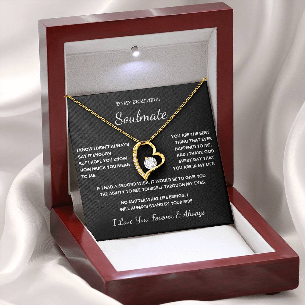 To My Beautiful Soulmate - You Mean So Much Necklace