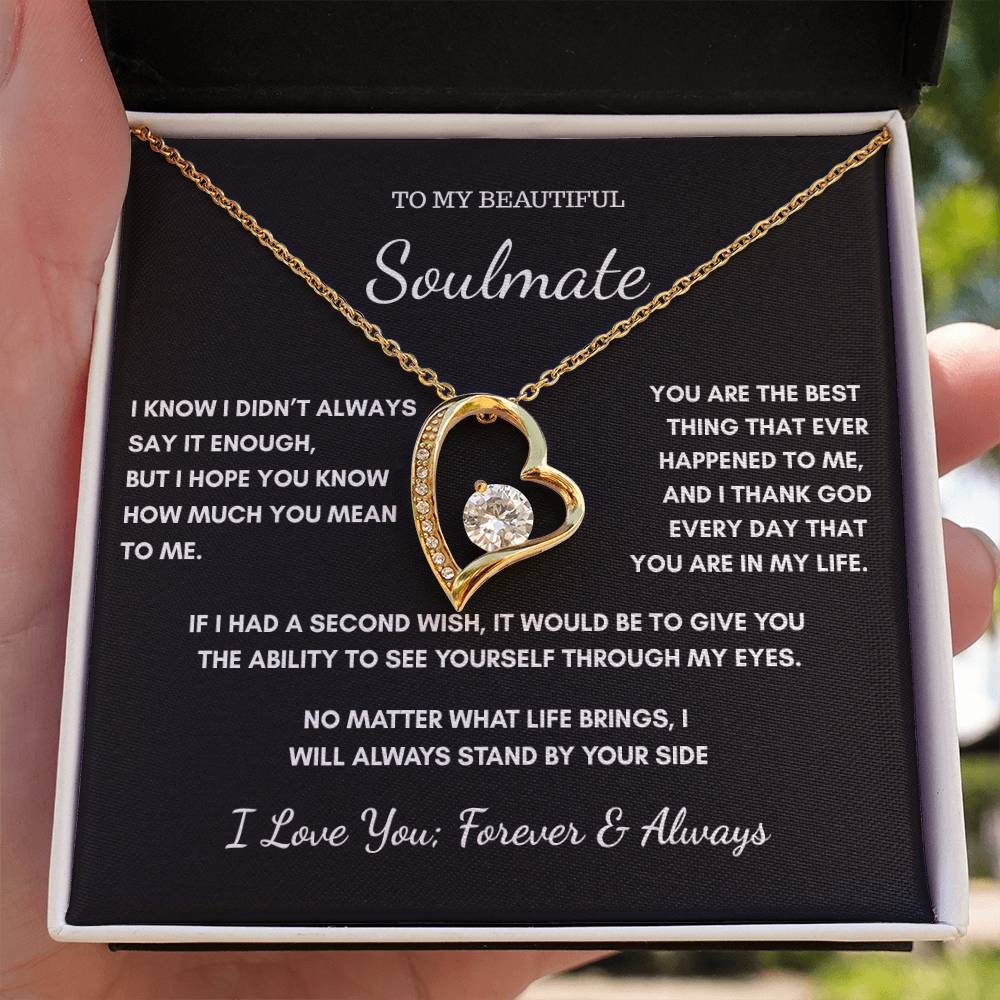 To My Beautiful Soulmate - You Mean So Much Necklace