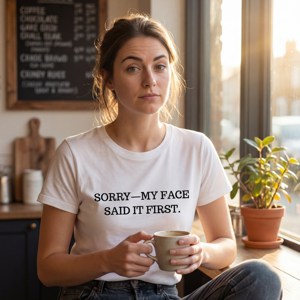 Sorry—My Face Said It First™ Unisex T-Shirt