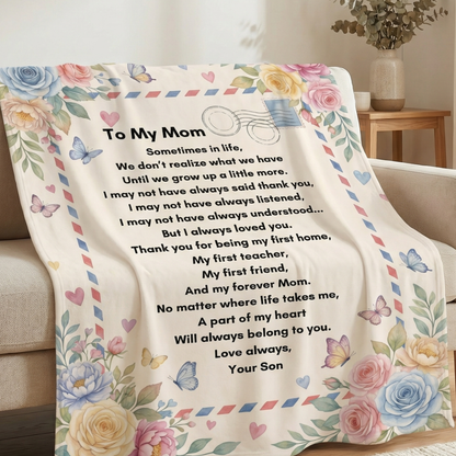 To My Mom Blanket – Thank You For Everything – Mother’s Day Gift