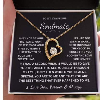 “To My Soulmate” Forever Necklace – A Gift from the Heart
