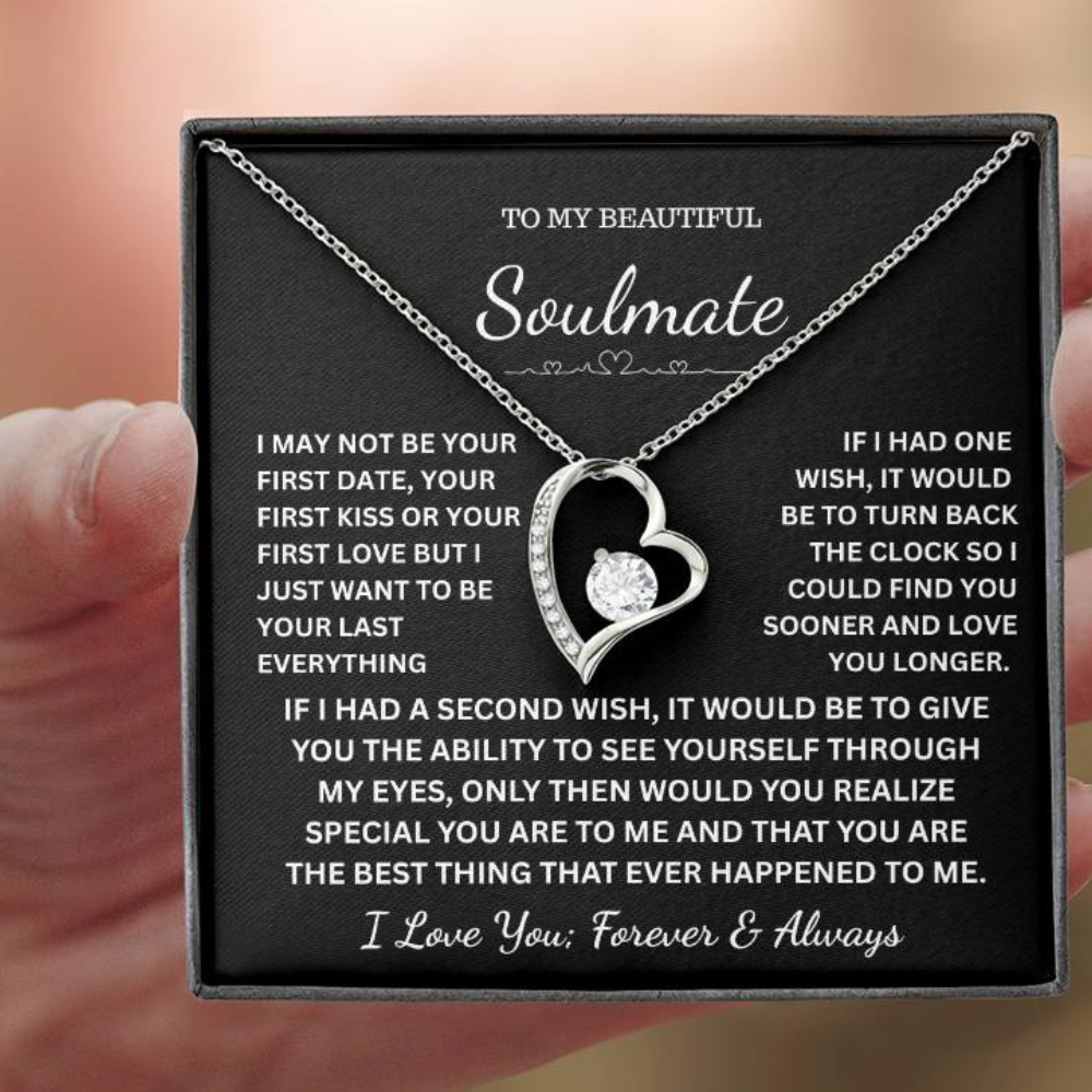“To My Soulmate” Forever Necklace – A Gift from the Heart