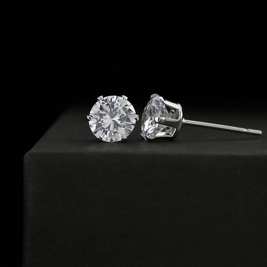 Beautiful 14K White Gold Dipped Earrings