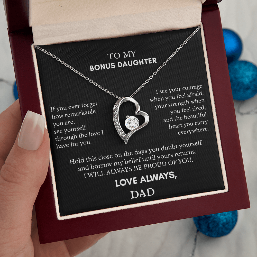 To My Bonus Daughter — Love Always, Dad
