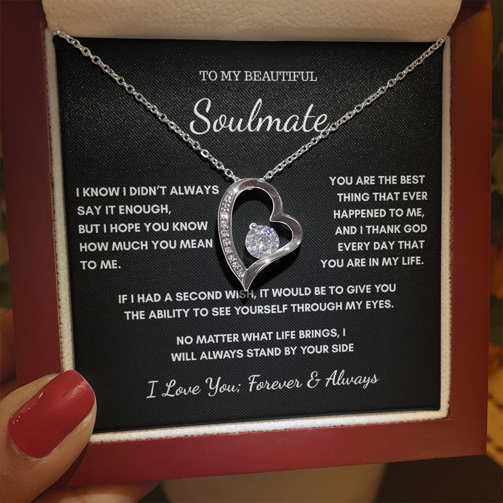 To My Beautiful Soulmate - You Mean So Much Necklace