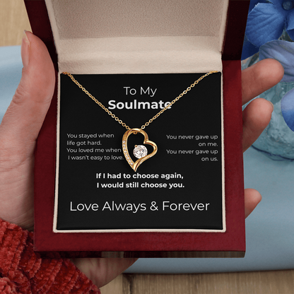 To My Soulmate – I Would Still Choose You Necklace