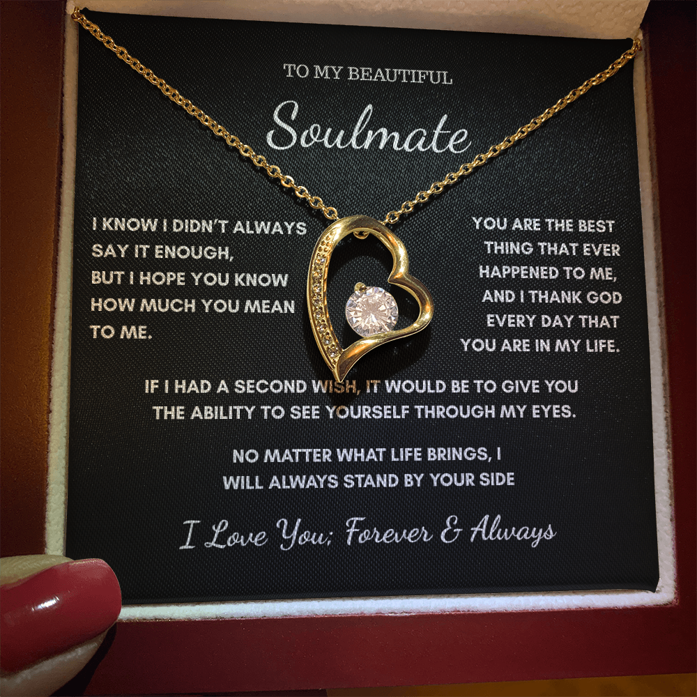 To My Beautiful Soulmate - You Mean So Much Necklace