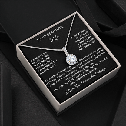 To My Beautiful Wife - Eternal Love Necklace