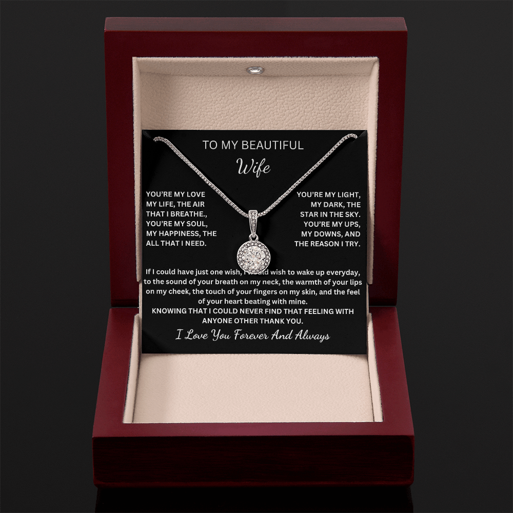 To My Beautiful Wife - Eternal Love Necklace