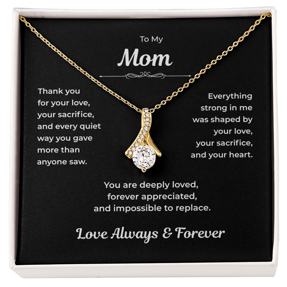 To My Mom Alluring Love Neckalce