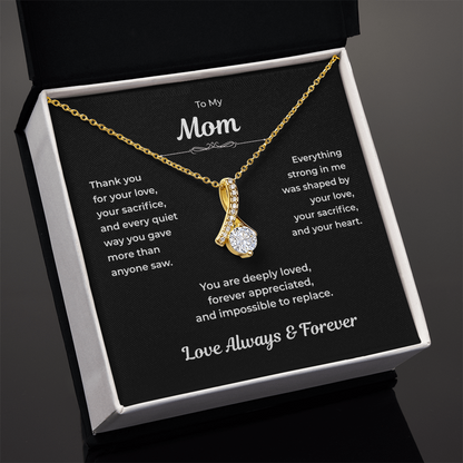 To My Mom Alluring Love Neckalce