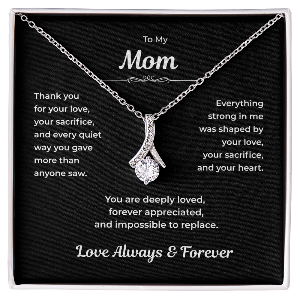 To My Mom Alluring Love Neckalce