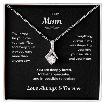 To My Mom Alluring Love Neckalce