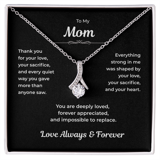 To My Mom Alluring Love Neckalce