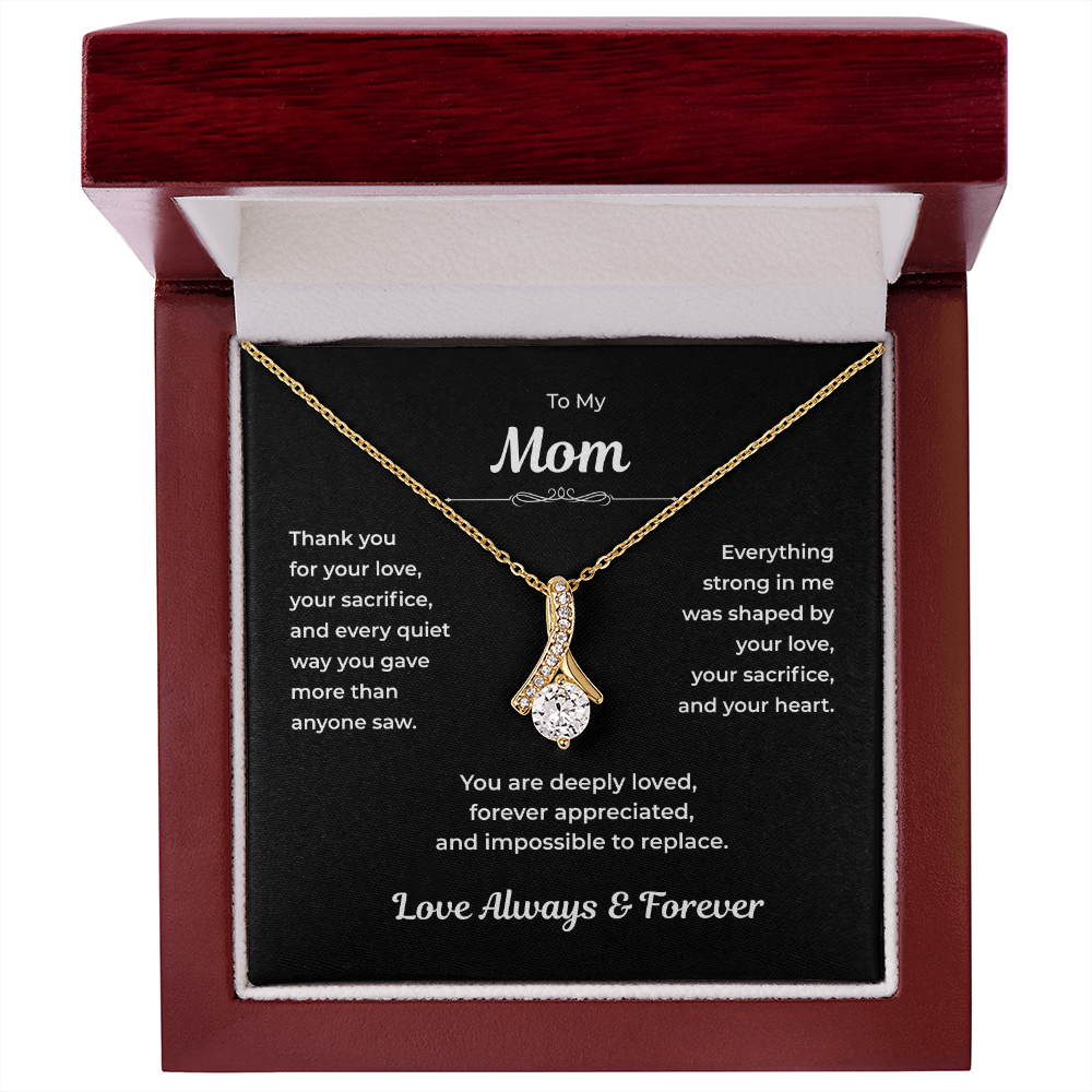 To My Mom Alluring Love Neckalce