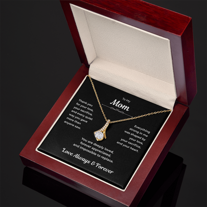 To My Mom Alluring Love Neckalce