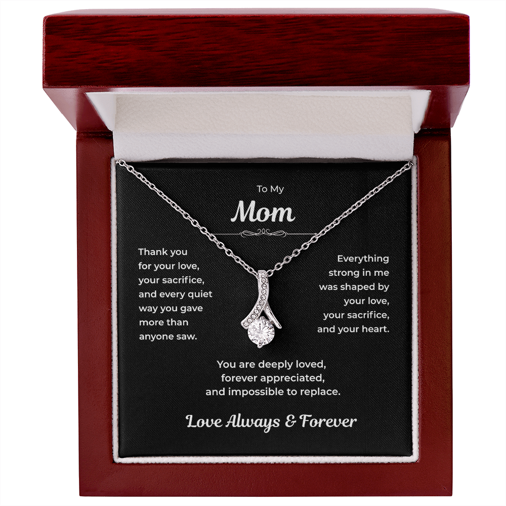 To My Mom Alluring Love Neckalce