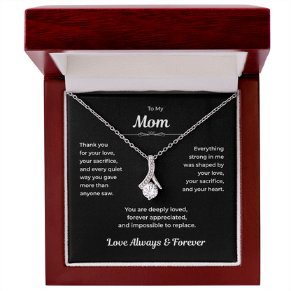 To My Mom Alluring Love Neckalce