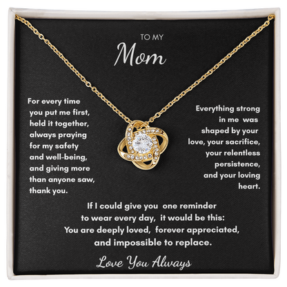 To My Mom – Prayer & Protection Necklace Gift for Mom