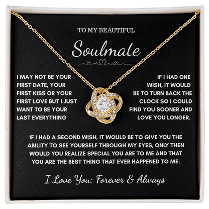 To My Soulmate Forever Love Necklace – A Gift from My Heart